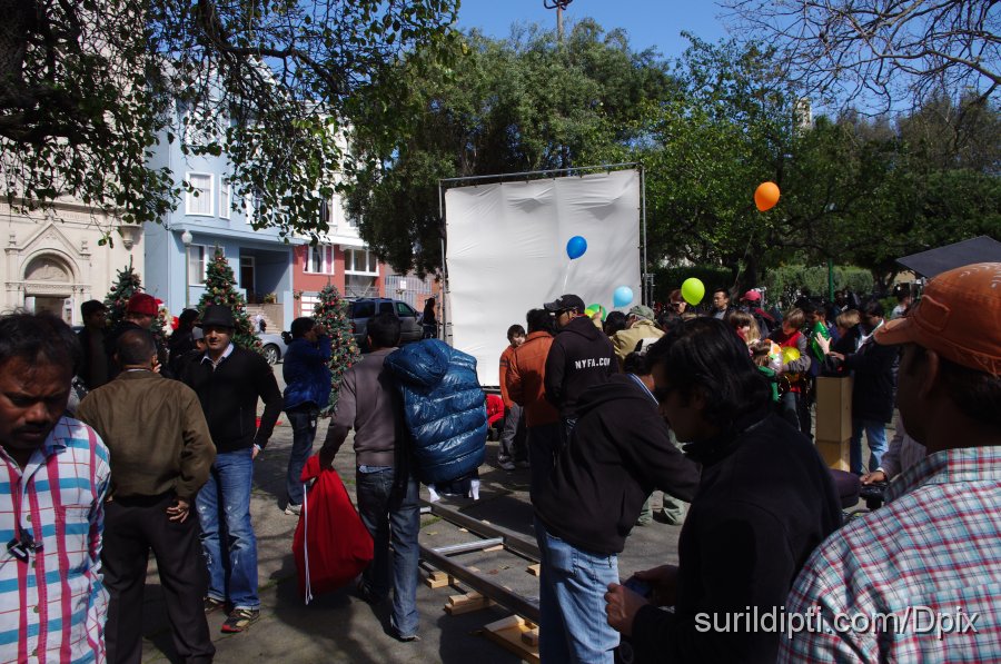 IMGP0074.JPG - It was a Christmas scene with Santa and everything!