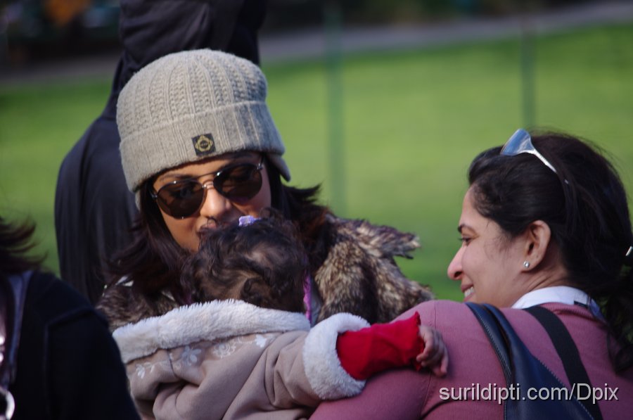 IMGP0124.JPG - Priyanka playing with a cute little baby girl during break time! Aww!