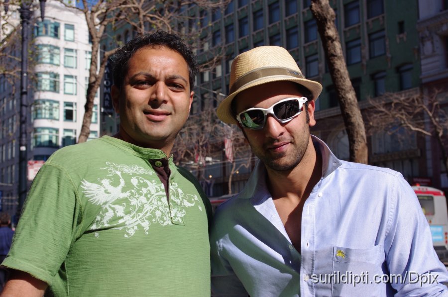 IMGP0063.JPG - Suril and Ranbir; Saw him while shopping near Union Square in SF